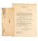 1946 JAMES FORRESTAL SIGNED LETTER W ENVELOPE