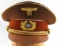 WWII THIRD REICH GERMAN HITLER VISOR CAP HAT