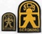 2 WWII US ARMY 509TH AIRBORNE GERONIMO PATCH LOT