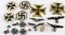 LOT OF 18 MISCELLANEOUS THIRD REICH USA PINS PATCH