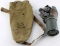 WWII US GOVT NONCOMBATANT MIA2 I I GAS MASK W CASE