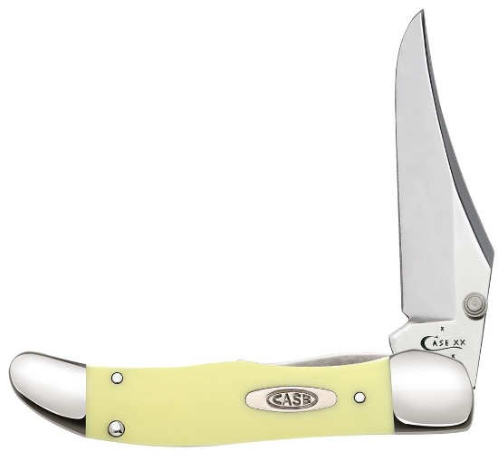 CASE KNIFE YELLOW SYNTHETIC SMOOTH MID FOLD 80265
