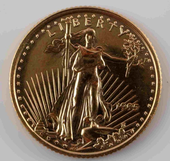 2020 GOLD 1/10 OZ AMERICAN EAGLE BU COIN