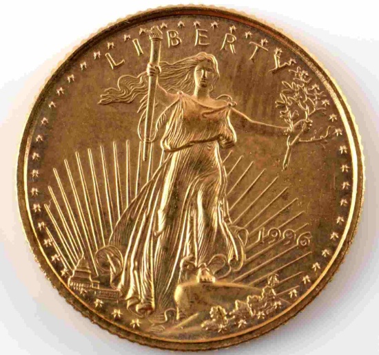 2020 GOLD 1/10 OZ AMERICAN EAGLE BU COIN