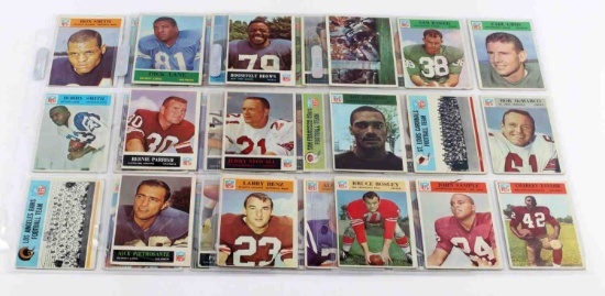 SET 36 GOLD PHILADELPHIA FOOTBALL CARDS 1964-1966
