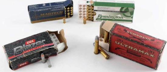LOT OF 134 9MM LUGER .25 AUTO .38 SPL 45-90 LR