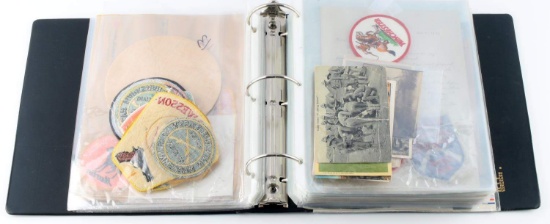 WWII US ARMY FIREARM EPHEMERA PATCHES PHOTOS CLIP