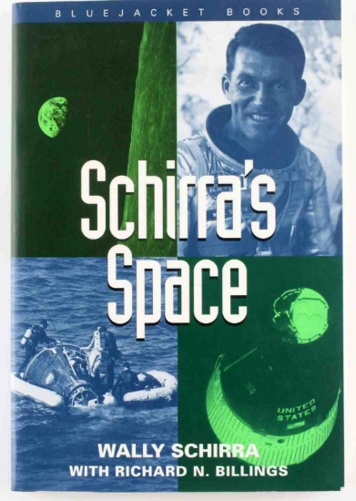 WALLY SCHIRRA AUTOGRAPHED SCHIRRAS SPACE BOOK