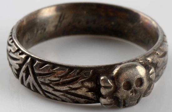 WWII GERMAN 3RD REICH HIMMLER WAFFEN SS HONOR RING