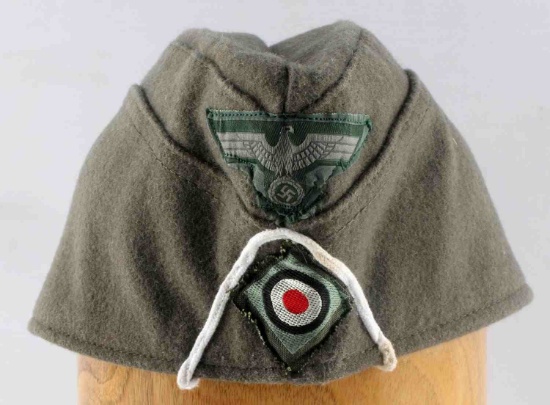 WWII GERMAN THIRD REICH REENACTOR HEER FIELD CAP