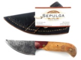 SEPULGA KNIFE CROSSCUT SAW PADAUK WOOD HANDLE