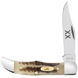 CASE VINTAGE BONE POCKET HUNTER KNIFE 25965