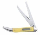 CASE YELLOW SMOOTH SYNTHETIC SMOOTH FISHING KNIFE