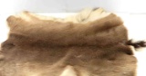 SMALL TANNED WHITETAIL DEER HIDE THROW RUG