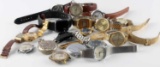 LOT OF 20 MENS WRISTWATCHES FOR PARTS OR REPAIR