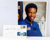 AUTOGRAPHED GUION S. BLUFORD JR. PHOTO & ENVELOPE