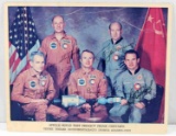 APOLLO SOYUZ TEST PROJECT HAND SIGNED CREW PHOTO