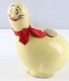 AL CAPPS THE SHMOO VINYL GLAZED CERAMIC FIGURINE