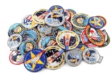 LOT 62 ASSORTED NASA STS SHUTTLE MISSION PATCHES