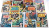 LOT OF 10 OUR FIGHTING FORCES DC COMIC BOOKS