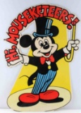 MICKEY MOUSE MOUSEKETEERS ADVERTISING POSTER