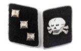 2 WWII GERMAN THIRD REICH WAFFEN SS COLLAR TABS