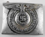 WWII GERMAN WAFFEN SS OFFICER BELT BUCKLE
