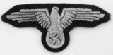 WWII GERMAN WAFFEN SS OFFICERS SLEEVE EAGLE