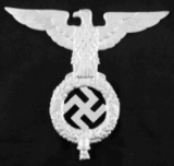 WWII THIRD REICH GERMAN FLAG POLE TOPPER