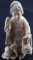 JAPANESE OKIMONO MEIJI PERIOD CARVED IVORY FIGURE