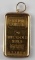 5 GRAM CREDIT SUISSE GOLD BAR PENDANT