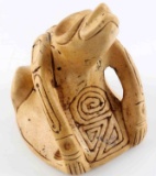 PRE COLUMBIAN TAINO CULTURE FROG MAN STAMP