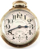 HAMILTON GOLD FILLED 992B RAILROAD POCKET WATCH