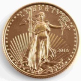 2016 1/10 OZ  AMERICAN GOLD EAGLE COIN BU