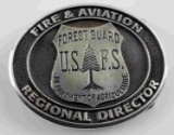 1999 US FOREST GUARD STERLING SILVER BUCKLE