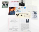 WWII GERMAN PHOTOS & LETTERS IRON CROSS RECIPIENTS