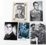 5 WWII GERMAN PHOTOS OF KNIGHTS CROSS RECIPIENTS