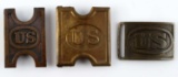 LOF OT 3 19TH CENTURY US INDIAN WARS BELT BUCKLES