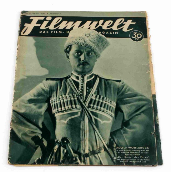 GERMAN RUSSIAN TSAR COURIER PROMOTION MAGAZINE