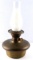 JOHN WANAMAKER DOUBLE BURNER ANTIQUE OIL LAMP