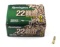 LOT OF 225 .22 CAL LONG RIFLE RIMFIRE AMMUNITION