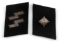 2 WWII GERMAN THIRD REICH WAFFEN SS COLLAR TABS