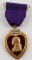 WWII NUMBERED PURPLE HEART MEDAL MILITARY MERIT