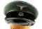 WWII GERMAN THIRD REICH SS WAFFEN OFFICER VISOR