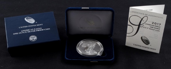 2017 W AMERICAN EAGLE 1 OZ SILVER PROOF COIN