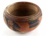 ANTIQUE NATIVE AMERICAN HOPI POTTERY BOWL