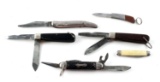 LOT OF 6 ASSORTED FOLDING POCKET KNIVES