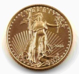 2016 1/10 OZ  AMERICAN GOLD EAGLE COIN BU