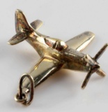 P 51 MUSTANG AIRCRAFT BRASS AIRPLANE PENDANT