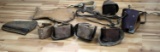 LOT OF EQUESTRIAN SADDLE GEAR HOODED STIRRUPS